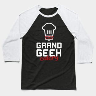 Grand Geek Eatery Full Logo Baseball T-Shirt